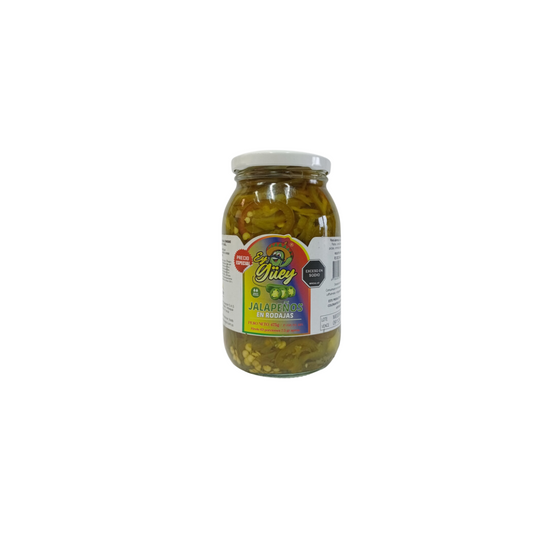 JALAPEÑO EN RODAJAS SIN ESPECIAS EN VIDRIO 240GR