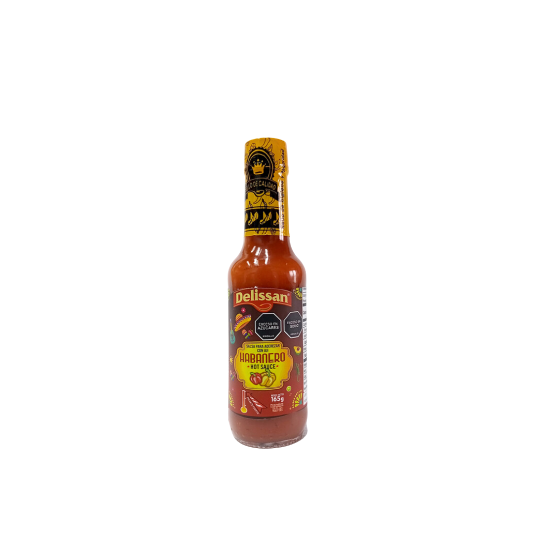 SALSA PARA ADEREZAR CON AJI HABANERO HOT SAUCE 165gr